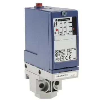 Telemecanique Sensors Pressure Sensor, 0.6bar Min, 10bar Max, Relay Output, Differential Reading - XMLA010A2S11 product image