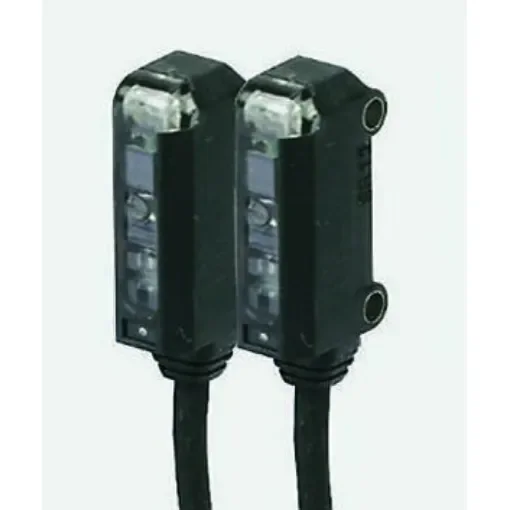 Omron Through Beam Photoelectric Sensor, Block Sensor, 1 m Detection Range - E3T-ST12 2M product image