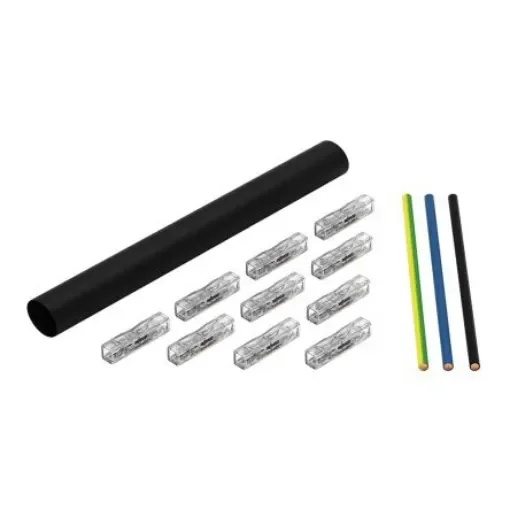 WAGO Cable Repair set Black, Polyolefin, 6mm - 207-5485/316-000 product image