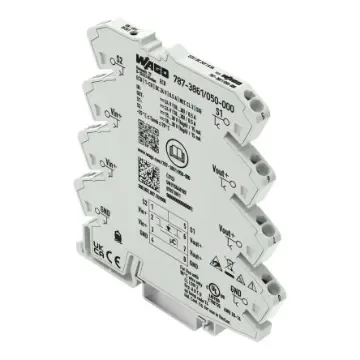 WAGO Electronic Circuit Breaker 500mA 24V 787, 1 channels , DIN Rail - 787-3861/050-000 product image