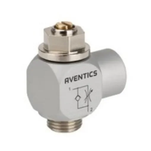 EMERSON – AVENTICS CC02-AL Series Threaded Flow Valve, G 1/2 Inlet Port x G 1/2 Female Outlet Port, 0821200207 product image