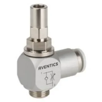 EMERSON – AVENTICS CC02-AL Series Tube Flow Valve, 6mm Tube Inlet Port x G 1/4 Outlet Port, 0821200245 product image