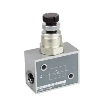 EMERSON – AVENTICS CH01 Series Threaded Flow Valve, G 1/2 Female Inlet Port x G 1/2 Female Outlet Port, 0821201006 product image