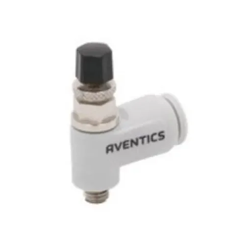 EMERSON – AVENTICS CC04 Series Tube Flow Valve, 6mm Tube Inlet Port x M5 Male Outlet Port, 0821200129 product image
