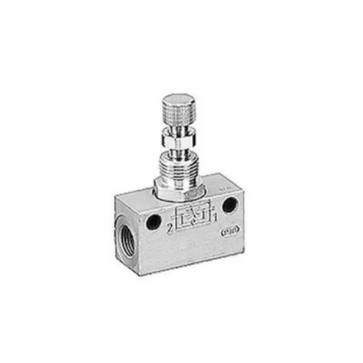 EMERSON – AVENTICS CC01 Series Threaded Flow Valve, G 1/8 Inlet Port x G 1/8 Outlet Port, 5341121100 product image