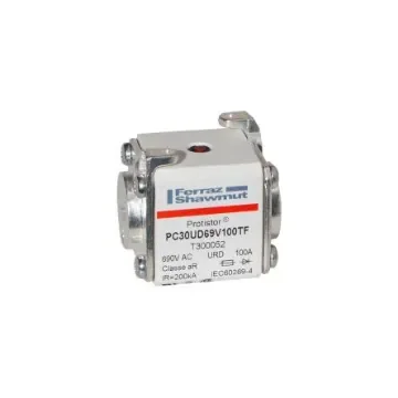 Mersen 100A size 30 FF Square Body Fuse, aR, 700V - T300052 product image
