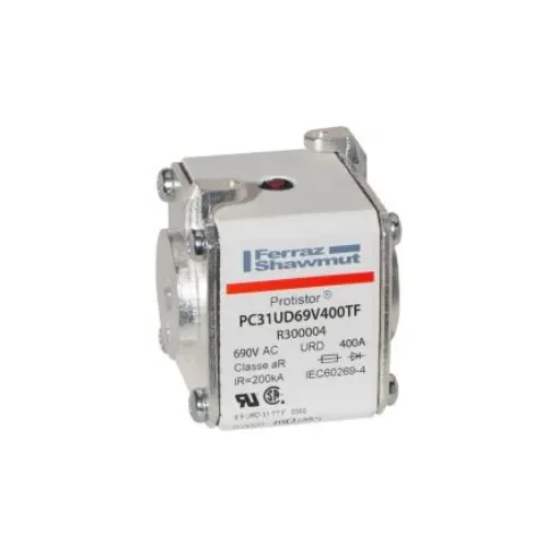 Mersen 400A size 31 FF Square Body Fuse, aR, 700V - R300004 product image