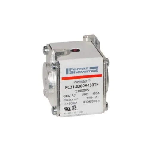 Mersen 450A size 31 FF Square Body Fuse, aR, 700V - S300005 product image
