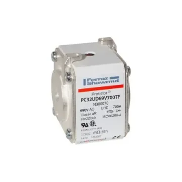 Mersen 700A size 32 FF Square Body Fuse, aR, 700V - N300070 product image