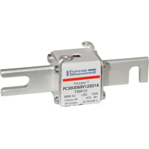 Mersen 125A German Standard Fuse, 30, 700V, 77mm - T300121 product image