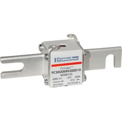 Mersen 200A German Standard Fuse, 30, 700V, 77mm - W300123 product image