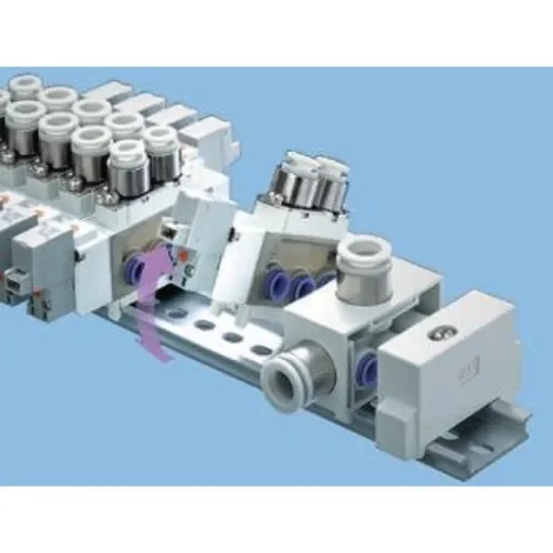 SMC SS5Y series 10 station Manifold Base - SS5Y5-60-10D-Q product image