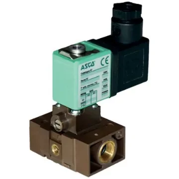 EMERSON – ASCO Solenoid Valve 10900001.24/DC, 3 port(s) , NC, 24 V dc, M5 product image