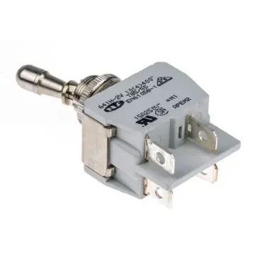 APEM Toggle Switch, Panel Mount, On-Off, DPST, Tab Terminal - 641H/2-2V product image
