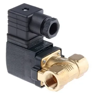 Burkert Solenoid Valve 221599, 2 port(s) , NC, 24 V ac, 3/8in product image