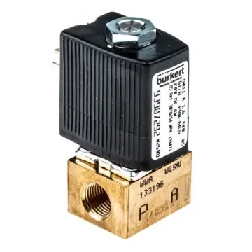 Burkert Solenoid Valve 134071, 2 port(s) , NC, 24 V dc, 1/8in product image