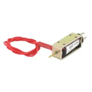 Mecalectro Linear Solenoid, 24 V dc, 0.4N, 30 x 12.7 x 10 mm - 8.M10 02 62 24 VCC 25% product image