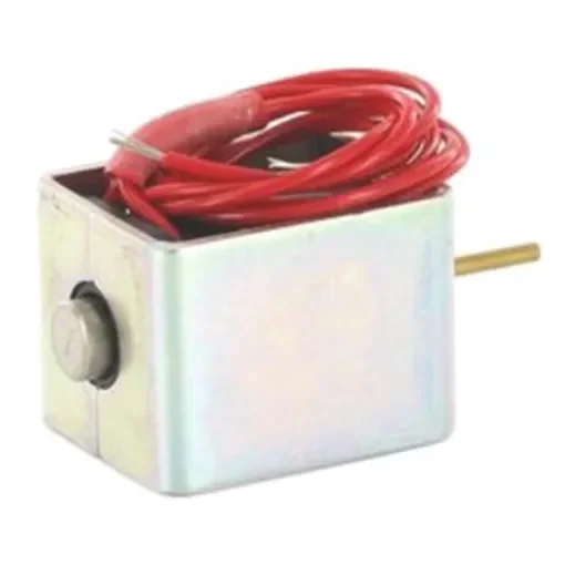 Mecalectro Linear Solenoid, 12 V dc, 1N, 27 x 22 x 20 mm - 8.M11 AA 62 12 VCC 100% product image