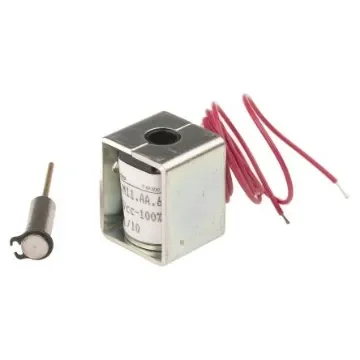 Mecalectro Linear Solenoid, 24 V dc, 1N, 27 x 22 x 20 mm - 8.M11 AA 62 24 VCC 100% product image