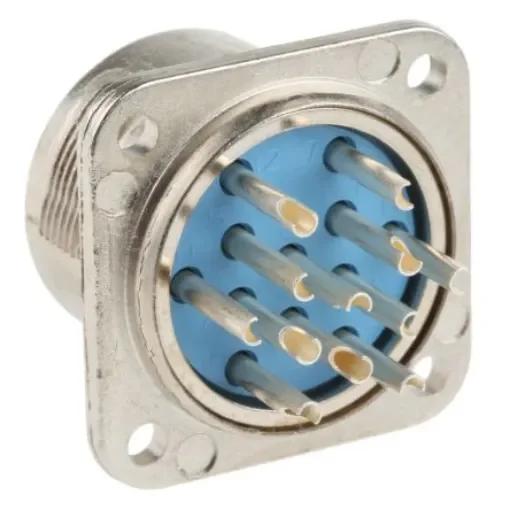 Jaeger Circular Connector, 12 Contacts, Panel Mount, Female - 5366 120 06 product image