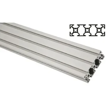 FlexLink Silver Aluminium Profile Strut, 22 x 66 mm, 5.6mm Groove, 2000mm Length, Series XD - XDBM 2X22X66 product image