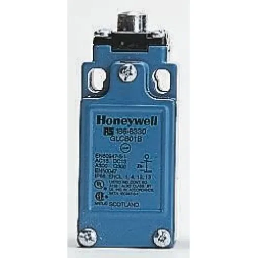 Honeywell GLC Series Plunger Limit Switch, NO/NC, IP66, SPDT 1NO/1NC Gold Contacts, Die Cast Zinc Housing, 50V ac Max, - GLCB07B product image