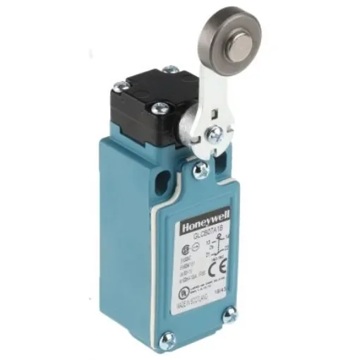 Honeywell GLC Series Roller Lever Limit Switch, NO/NC, IP66, SPDT 1NO/1NC Gold Contacts, Die Cast Zinc Housing, 50V ac - GLCB07A1B product image