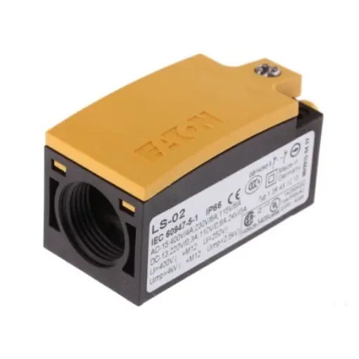 Eaton LS-Titan Series Plunger Limit Switch, 2NC, IP66, IP67, Plastic Housing, 415V ac Max, 6A Max - 266107 LS-02 product image