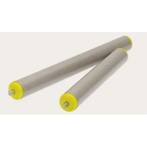 Interroll Zinc Plated Steel Round Conveyor Roller Female 50mm Dia. x 350mm L, Steel, 12mm Spindle, 360mm Overall Length - 17X3JAALAE - 350 product image