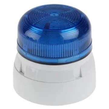 Klaxon Flashguard QBS Series Blue Flashing Beacon, 12 V dc, 24 V dc, Surface Mount, Xenon Bulb - QBS-0056 product image