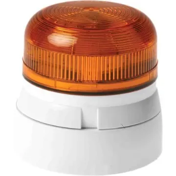 Klaxon Flashguard QBS Series Amber Flashing Beacon, 110 V ac, Surface Mount, Xenon Bulb - QBS-0003 product image