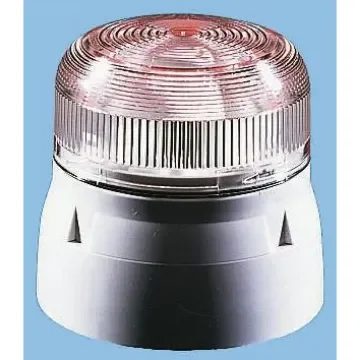 Klaxon Flashguard QBS Series Clear Flashing Beacon, 110 V ac, Surface Mount, Xenon Bulb - QBS-0004 product image