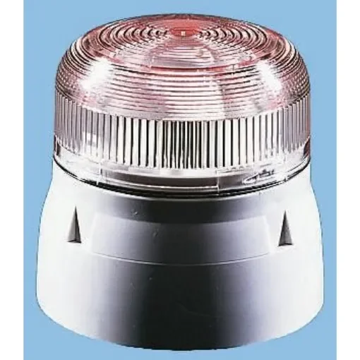 Klaxon Flashguard QBS Series Clear Flashing Beacon, 110 V ac, Surface Mount, Xenon Bulb - QBS-0004 product image