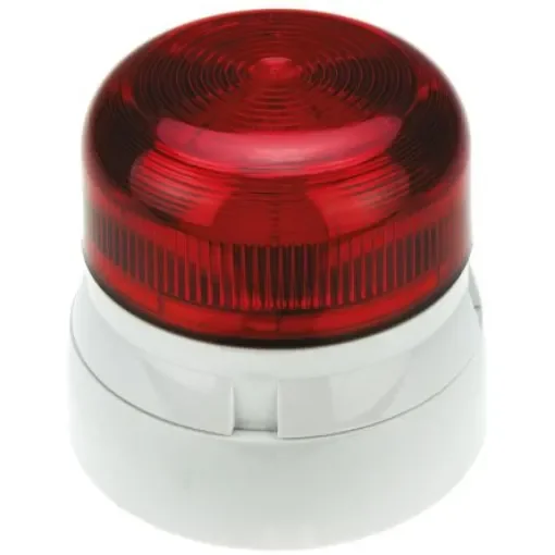 Klaxon Flashguard QBS Series Red Flashing Beacon, 230 V ac, Surface Mount, Xenon Bulb - QBS-0017 product image