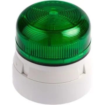 Klaxon Flashguard QBS Series Green Flashing Beacon, 230 V ac, Surface Mount, Xenon Bulb - QBS-0021 product image