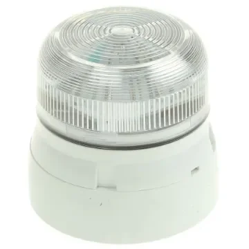 Klaxon Flashguard QBS Series Clear Flashing Beacon, 12 V dc, 24 V dc, Surface Mount, Xenon Bulb - QBS-0035 product image