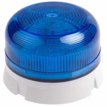 Klaxon Flashguard QBS Series Blue Flashing Beacon, 12 V dc, 24 V dc, Surface Mount, Xenon Bulb - QBS-0048 product image