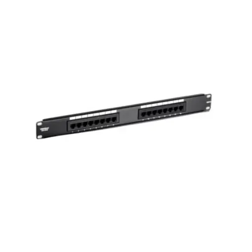 Trendnet TC Series Cat6 16 Port RJ45 Patch Panel Unshielded 44mm Black - TC-P16C6 product image