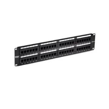 Trendnet TC Series Cat5e 48 Port Patch Panel Unshielded Black - TC-P48C5E product image