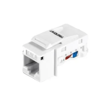 Trendnet TC Series Cat5, Cat5e, Cat6 1 Port RJ45 Patch Panel 22mm White - TC-K50C6 product image