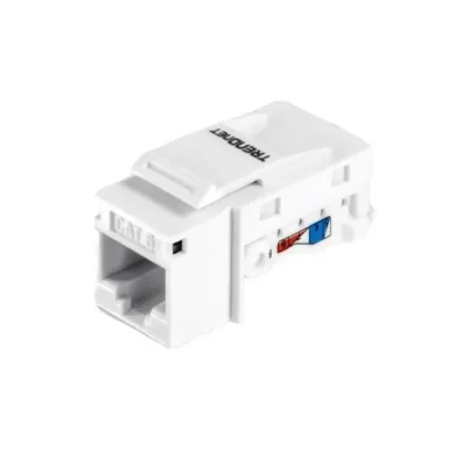 Trendnet TC Series Cat5, Cat5e, Cat6 1 Port RJ45 Patch Panel 22mm White - TC-K50C6 product image