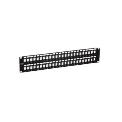 Trendnet TC Series Cat6 48 Port Patch Panel 87mm Black - TC-KP48 product image