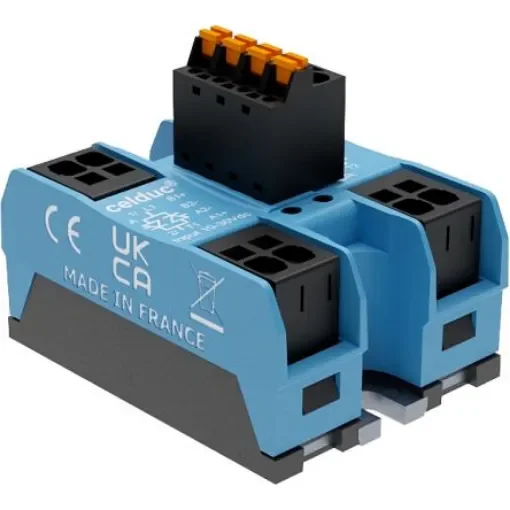 Celduc SOBR9 Series Solid State Relay, 50 A Load, Chassis Mount, 660 V ac Load, 30 Vdc Control - SOBR967640 product image