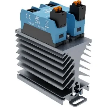 Celduc SOR9 Series Solid State Relay, 28 A Load, DIN Rail Mount, 280 V ac Load, 32 Vdc Control - SOR943440-HE-WF151 product image