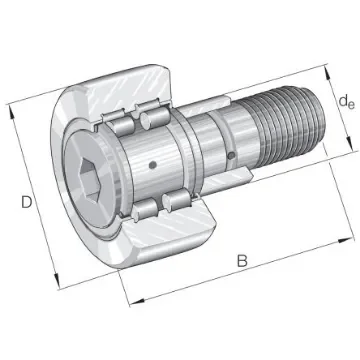 Yoke Type Track Roller PWKRE40-2RS-XL, 40mm OD product image