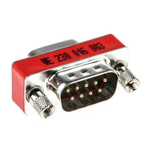 Wurth Elektronik D Sub Adapter Male 9 Way D-Sub to Female 9 Way D-Sub - 230016003 product image