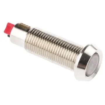 Marl Green Panel Mount Indicator, 24V dc, 8.1mm Mounting Hole Size, Solder Tab Termination, IP67 - 508-532-22 product image