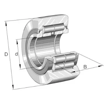 Yoke Type Track Roller NUTR40-X-A, 40mm ID, 80mm OD product image