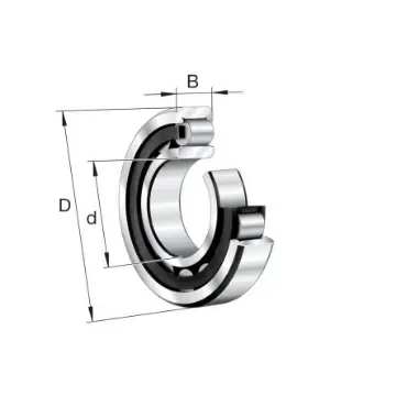 FAG NU320-E-XL-TVP2 100mm I.D Cylindrical Cylindrical Roller Bearing, 215mm O.D product image