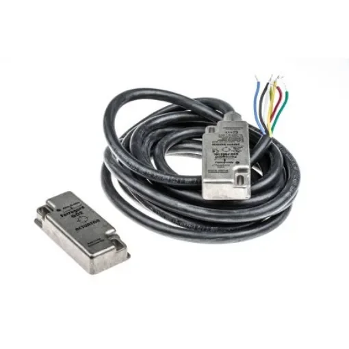 Allen Bradley Guardmaster 440N Series Magnetic Non-Contact Safety Switch, 250V ac, Stainless Steel Housing, 2NC, 3m - 440N-G02117 product image